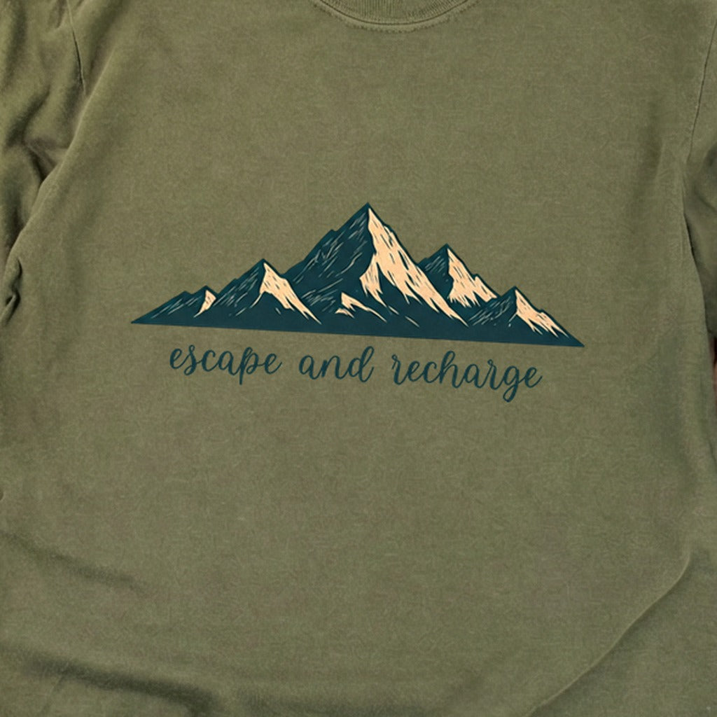 Escape and Recharge Cotton Long Sleeve