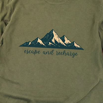 Escape and Recharge Cotton Long Sleeve