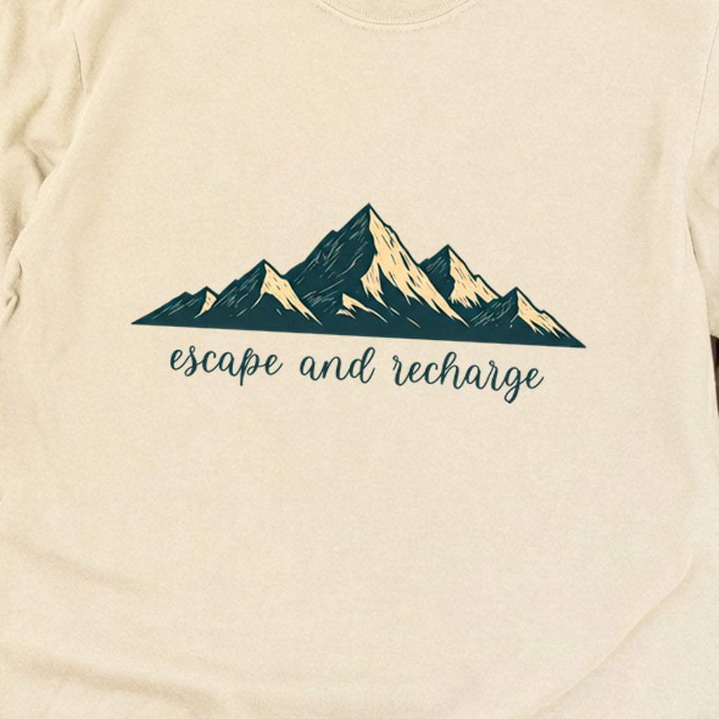 Escape and Recharge Cotton Long Sleeve