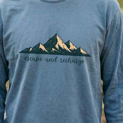 Escape and Recharge Cotton Long Sleeve