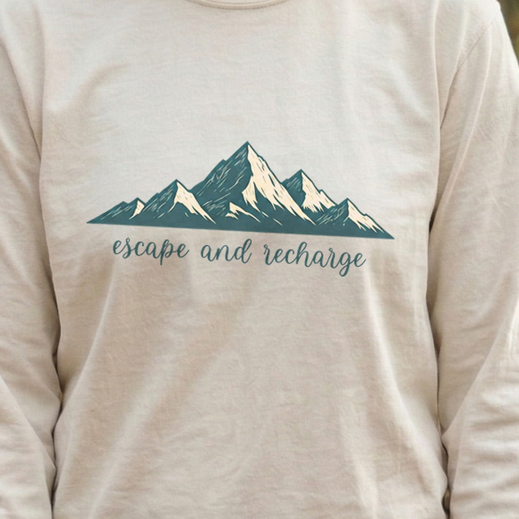 Escape and Recharge Cotton Long Sleeve