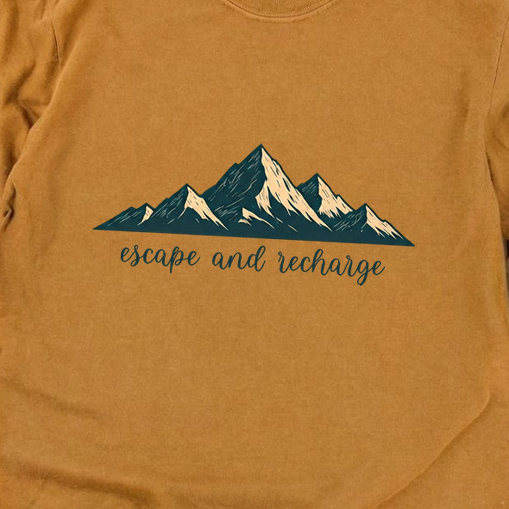 Escape and Recharge Cotton Long Sleeve