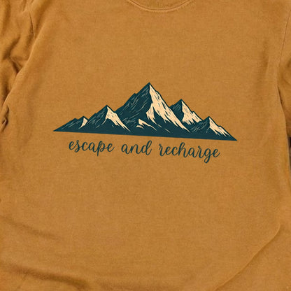 Escape and Recharge Cotton Long Sleeve