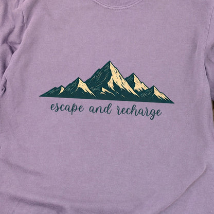 Escape and Recharge Cotton Long Sleeve