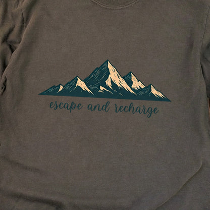 Escape and Recharge Cotton Long Sleeve