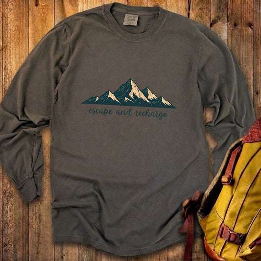 Escape and Recharge Cotton Long Sleeve