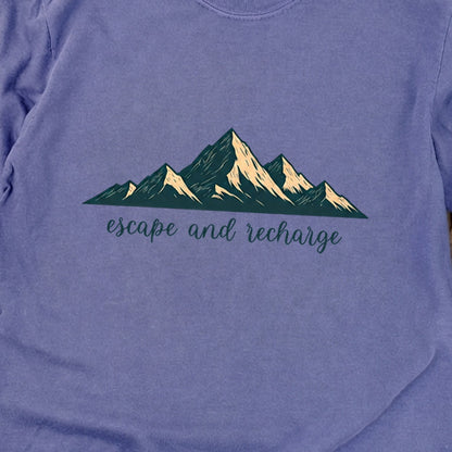 Escape and Recharge Cotton Long Sleeve