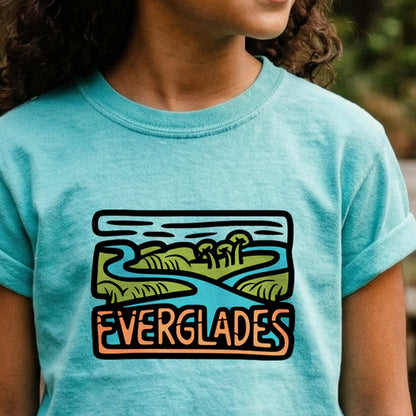 Everglades National Park Kids Cotton T-Shirt