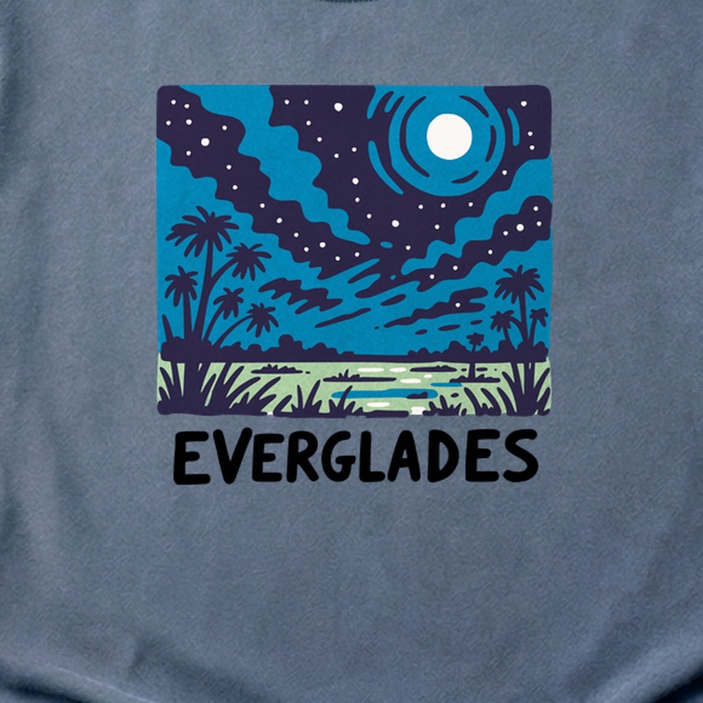 Everglades at Night Cotton T-Shirt