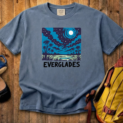 Everglades at Night Cotton T-Shirt