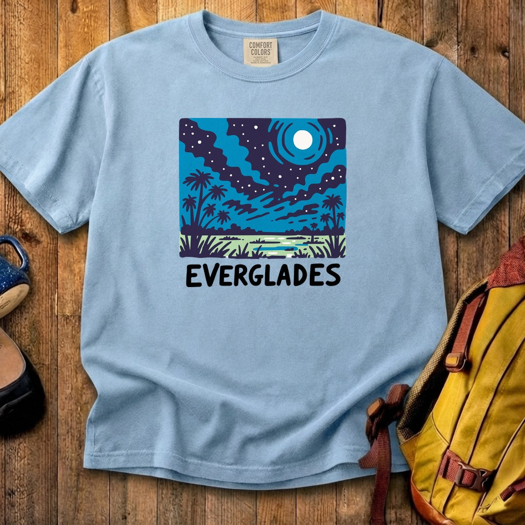 Everglades at Night Cotton T-Shirt