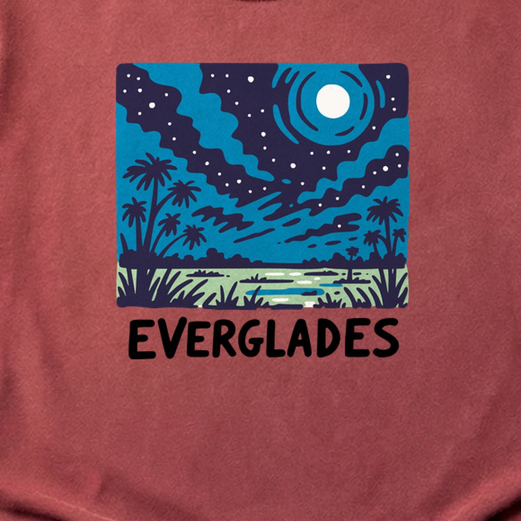 Everglades at Night Cotton T-Shirt
