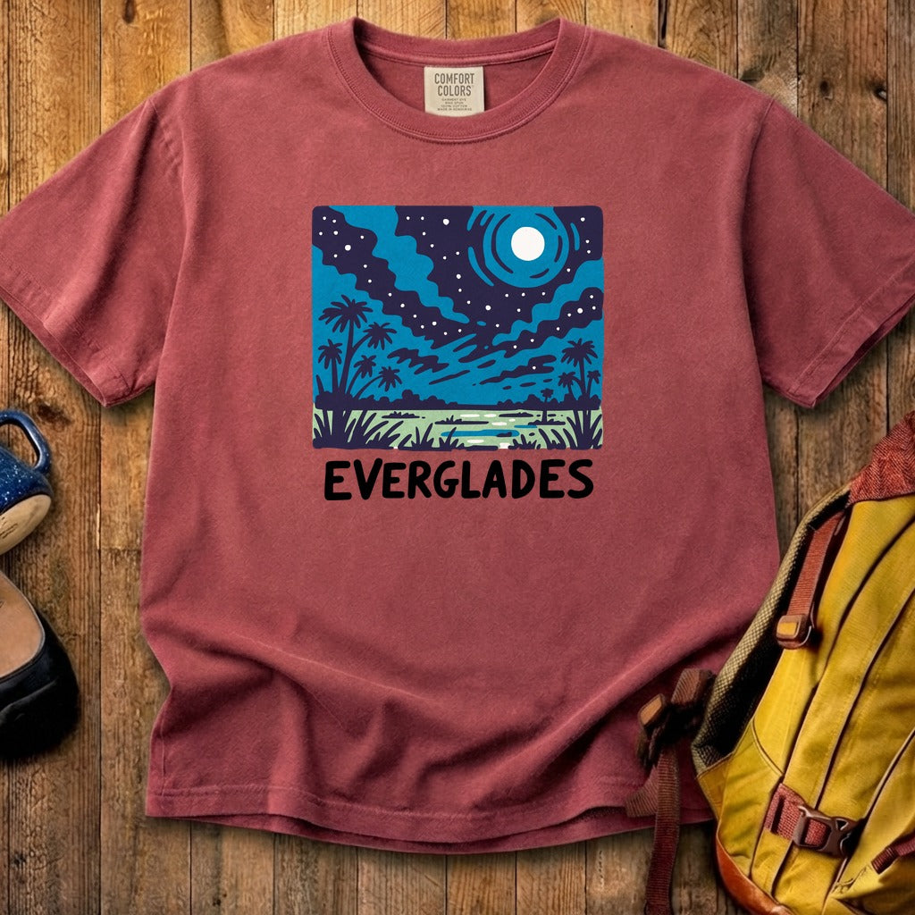 Everglades at Night Cotton T-Shirt
