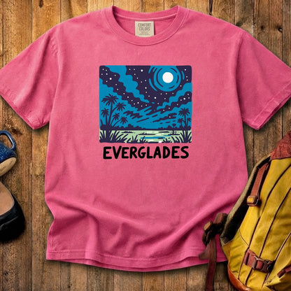 Everglades at Night Cotton T-Shirt