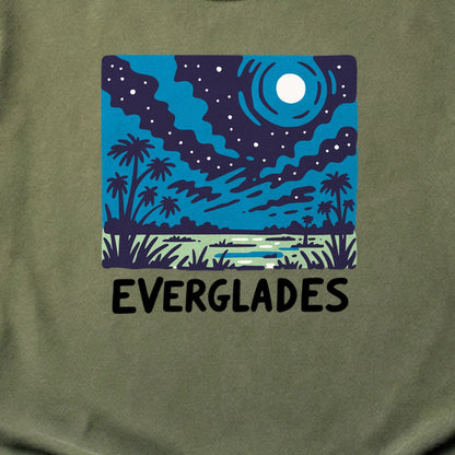 Everglades at Night Cotton T-Shirt