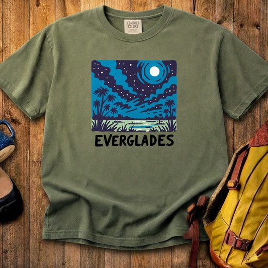 Everglades at Night Cotton T-Shirt