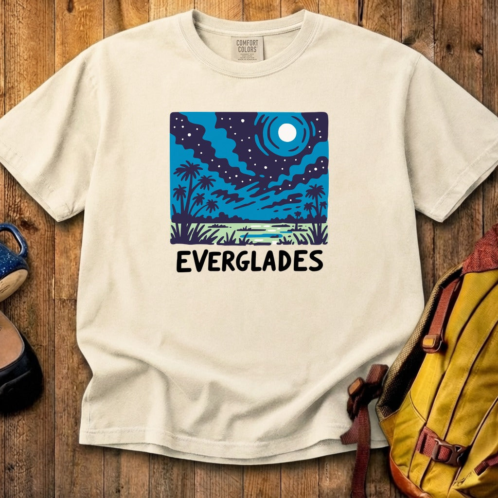 Everglades at Night Cotton T-Shirt