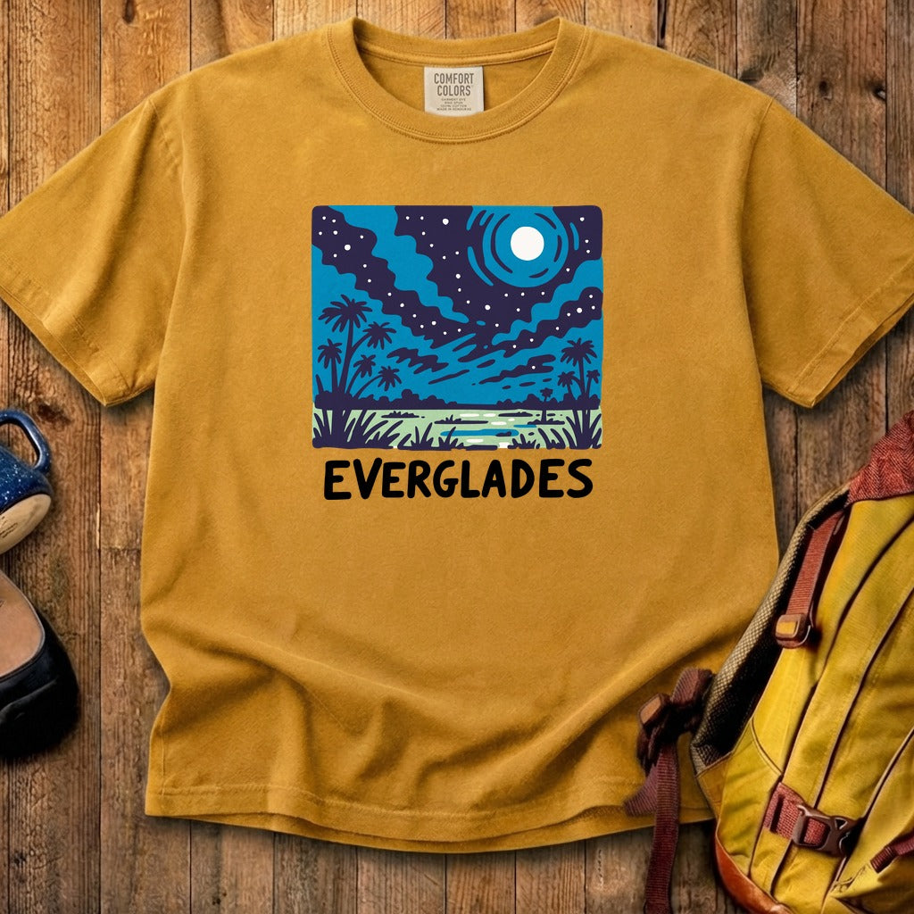 Everglades at Night Cotton T-Shirt