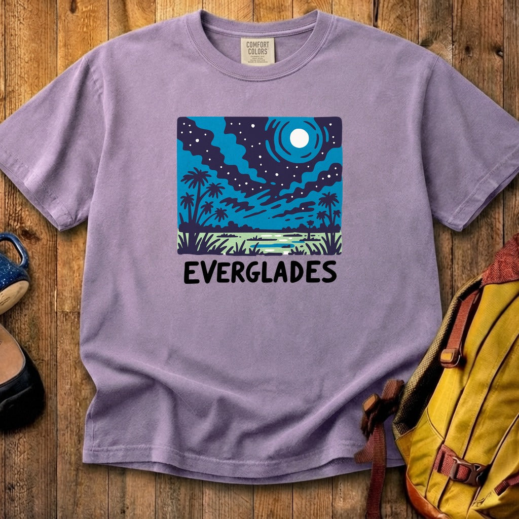 Everglades at Night Cotton T-Shirt