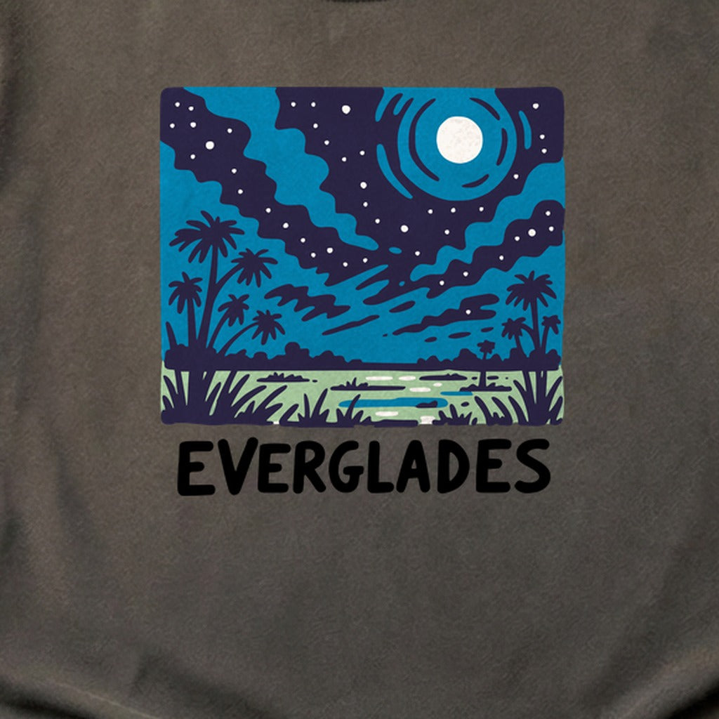 Everglades at Night Cotton T-Shirt