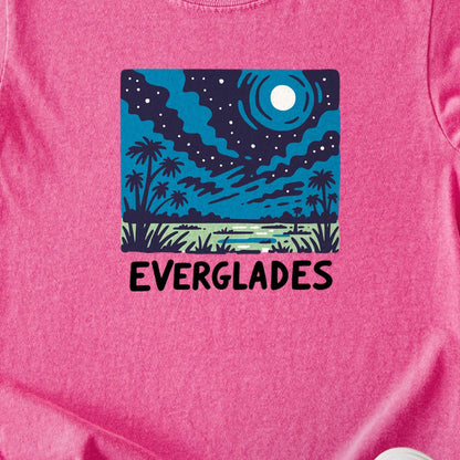 Everglades at Night Kids Cotton T-Shirt