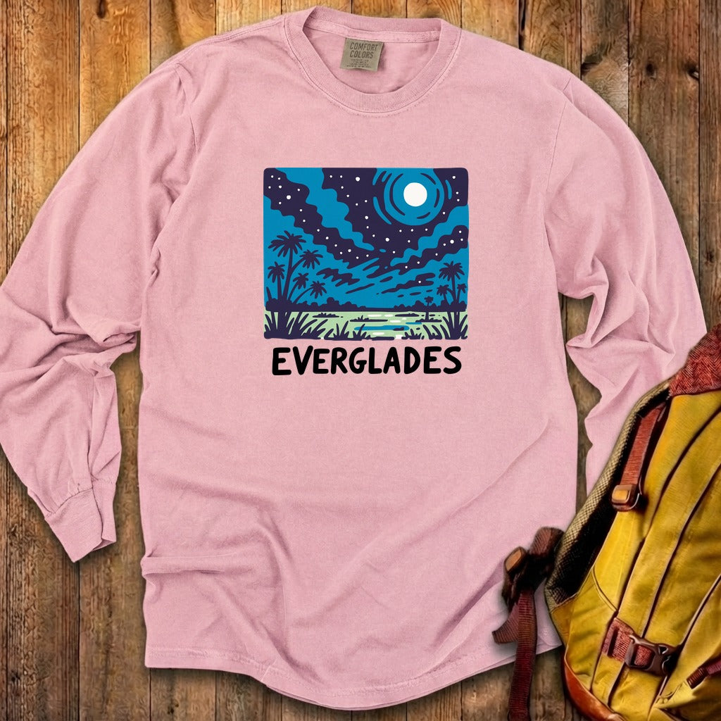 Everglades at Night Cotton Long Sleeve