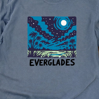 Everglades at Night Cotton Long Sleeve