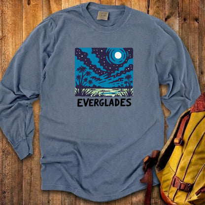 Everglades at Night Cotton Long Sleeve