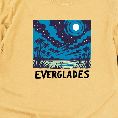 Everglades at Night Cotton Long Sleeve