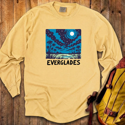 Everglades at Night Cotton Long Sleeve
