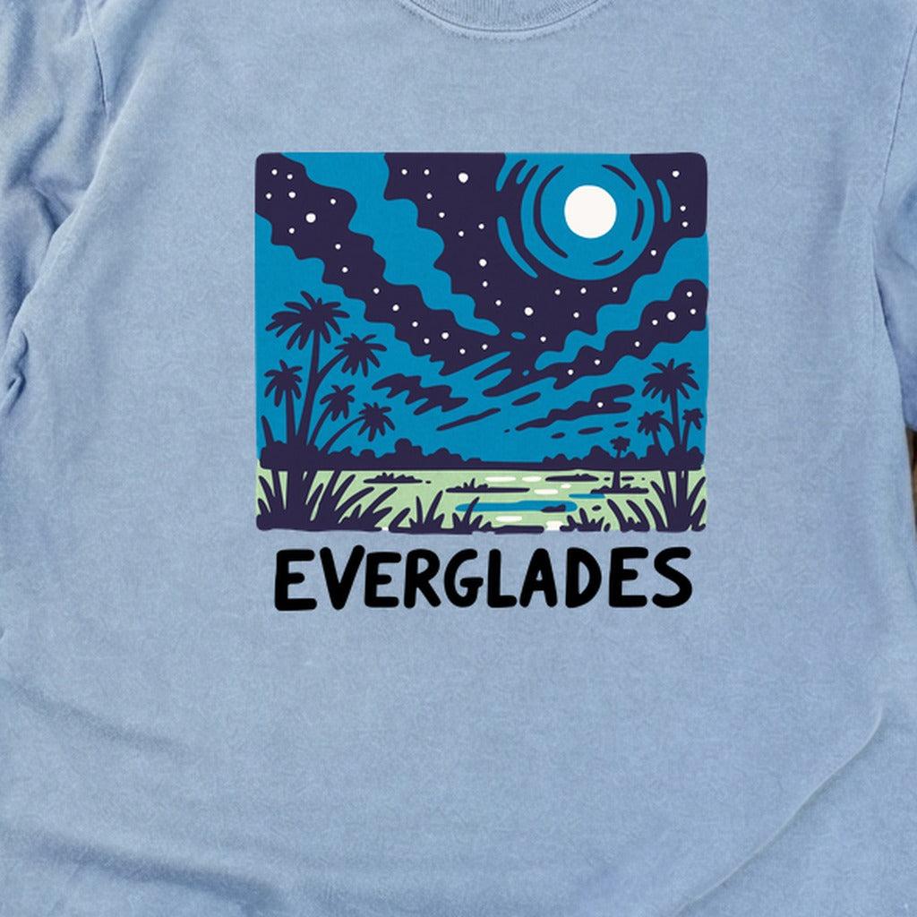 Everglades at Night Cotton Long Sleeve