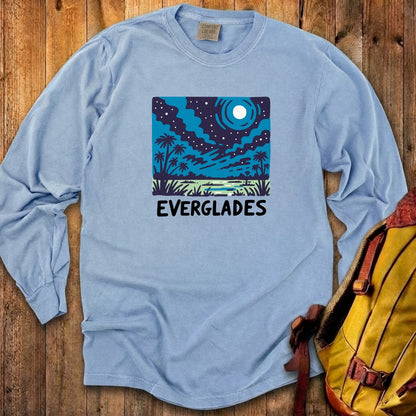 Everglades at Night Cotton Long Sleeve