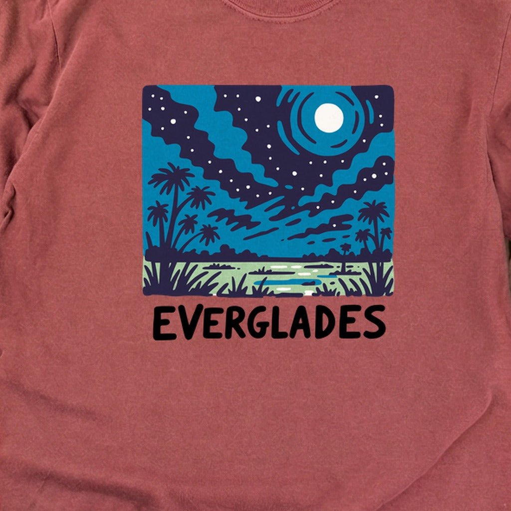 Everglades at Night Cotton Long Sleeve