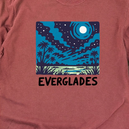 Everglades at Night Cotton Long Sleeve