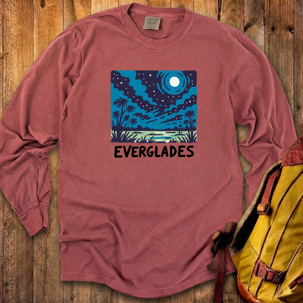 Everglades at Night Cotton Long Sleeve