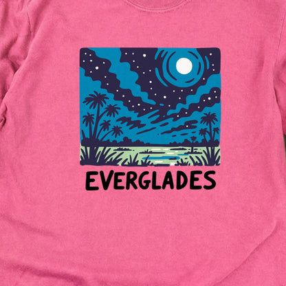 Everglades at Night Cotton Long Sleeve