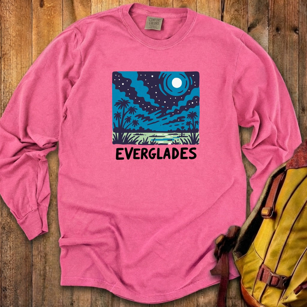 Everglades at Night Cotton Long Sleeve