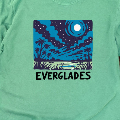 Everglades at Night Cotton Long Sleeve