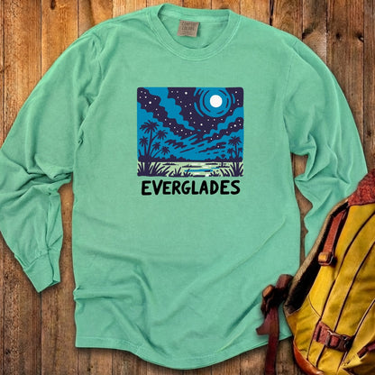 Everglades at Night Cotton Long Sleeve