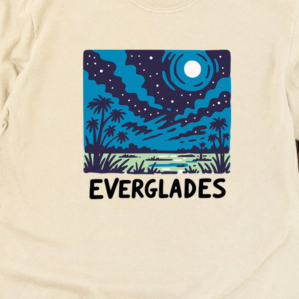 Everglades at Night Cotton Long Sleeve