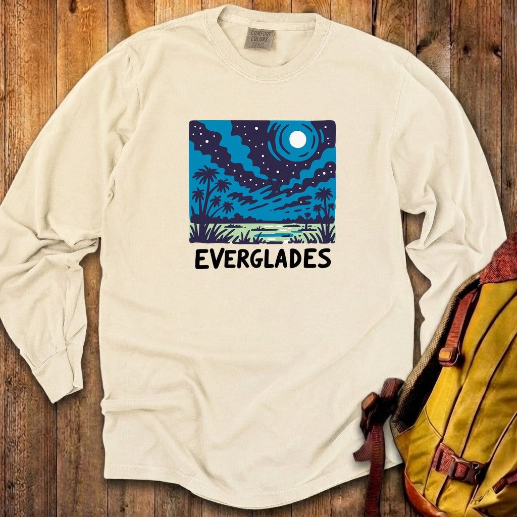 Everglades at Night Cotton Long Sleeve