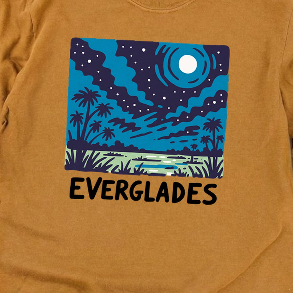 Everglades at Night Cotton Long Sleeve