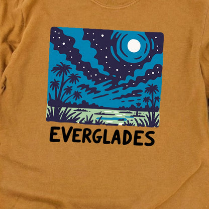 Everglades at Night Cotton Long Sleeve
