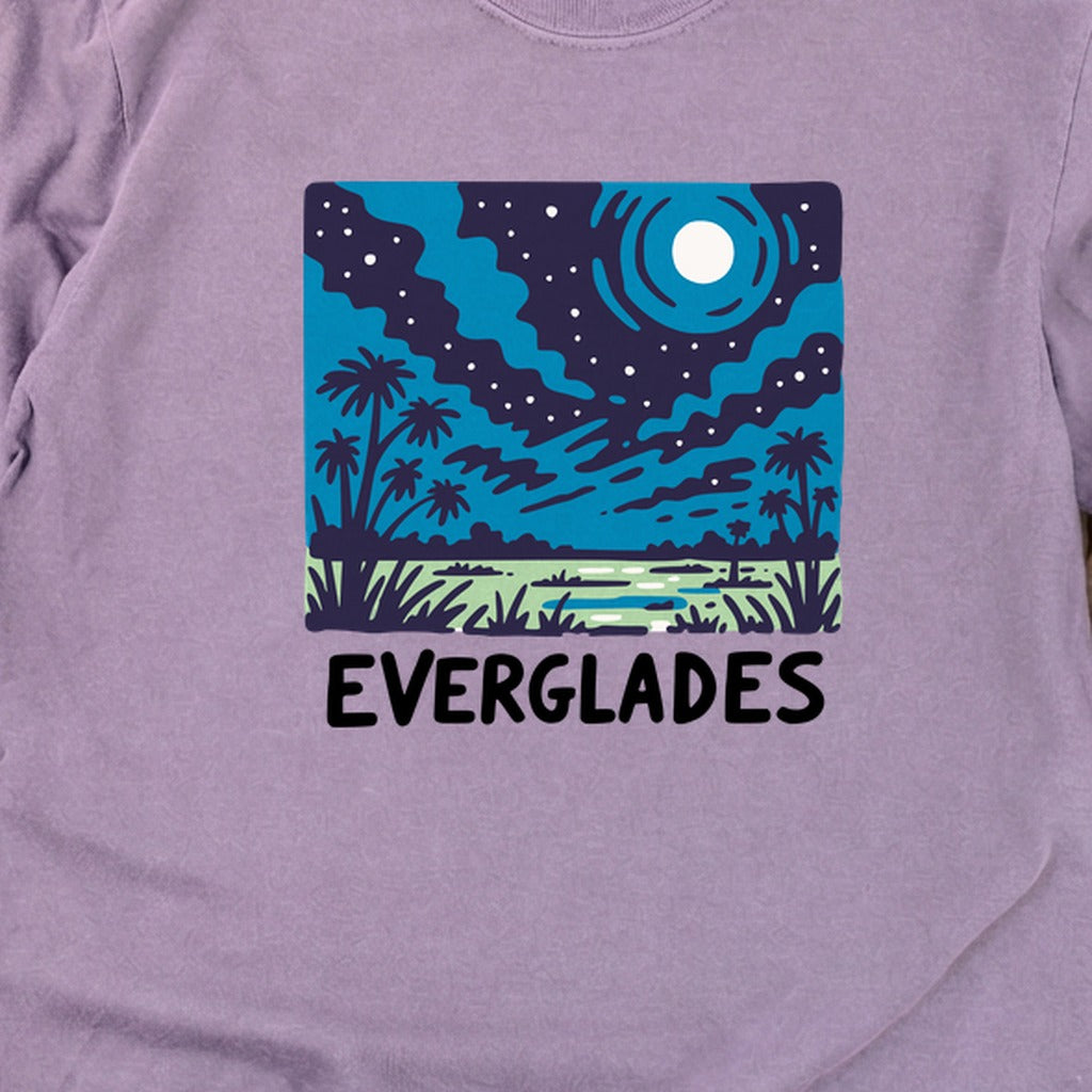 Everglades at Night Cotton Long Sleeve