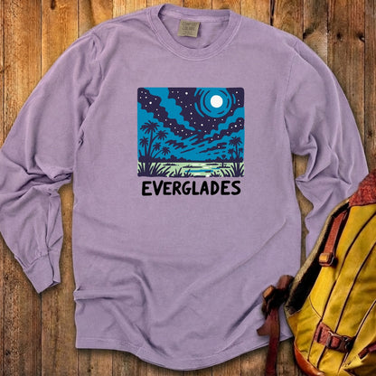 Everglades at Night Cotton Long Sleeve