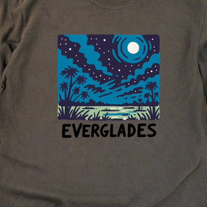 Everglades at Night Cotton Long Sleeve