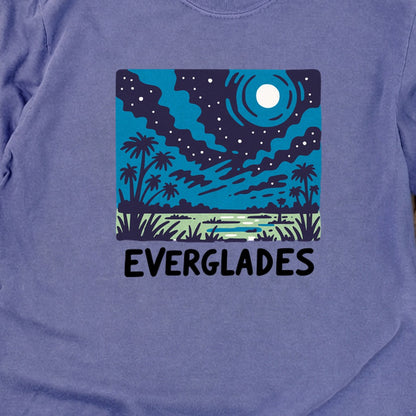 Everglades at Night Cotton Long Sleeve