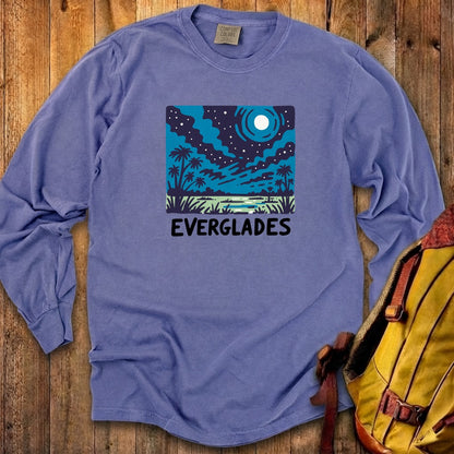 Everglades at Night Cotton Long Sleeve