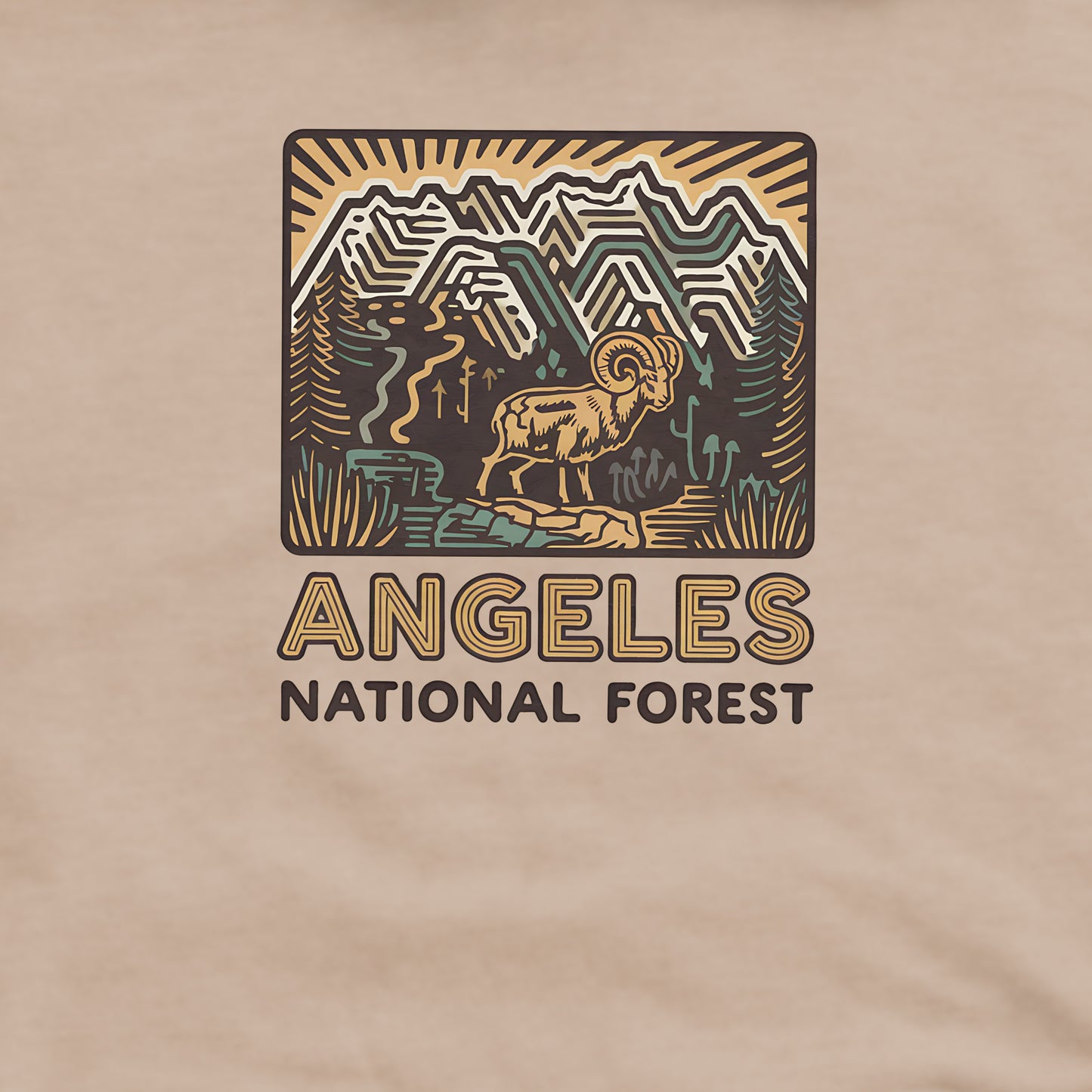 Angeles National Forest Sweatshirt Adventure and Outdoors Themed Sweatshirt