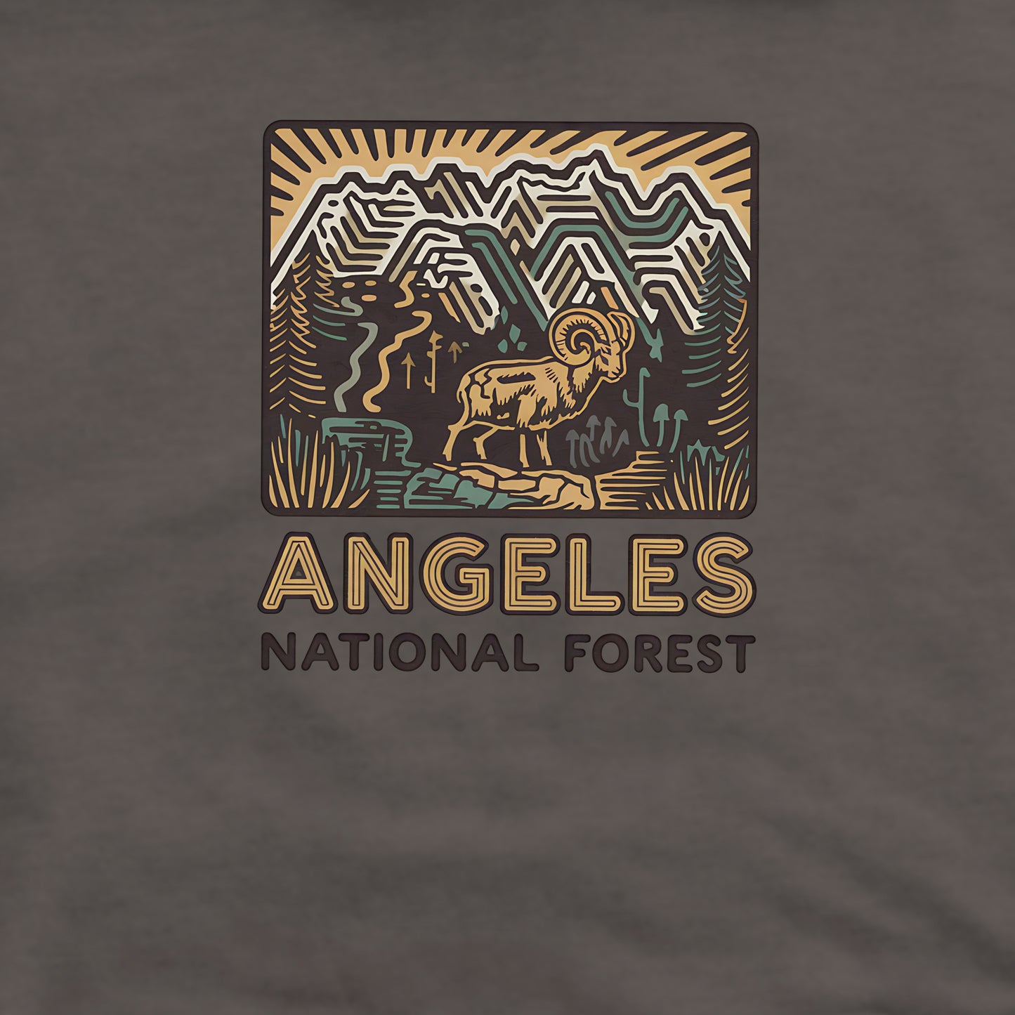 Angeles National Forest Sweatshirt Adventure and Outdoors Themed Sweatshirt